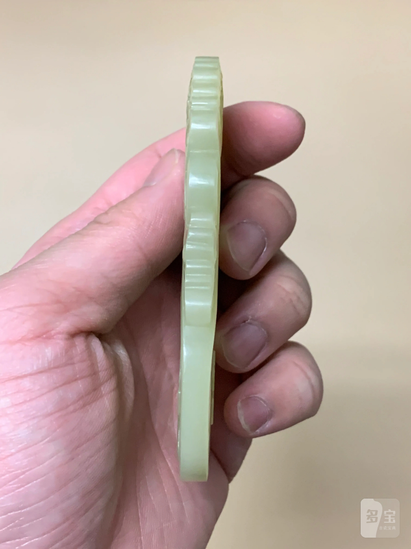 清 黄玉葫芦大吉牌 - 图4